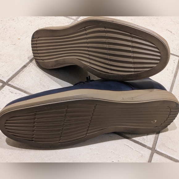 Aston Marc Men's Premier Dress Shoes. Navy blue. Size 10.5 - Picture 4 of 5